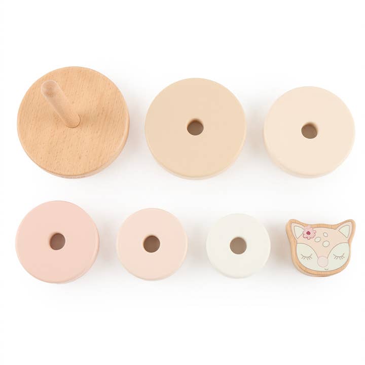 Bieco Spielwaren - Wholesale Wood Toy - Kids - STACKING TOWER DEER ELLA FSC®4
