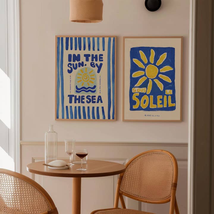 Proper Good – wholesale Art print – Sous Le Soleil Hand Painted Print1