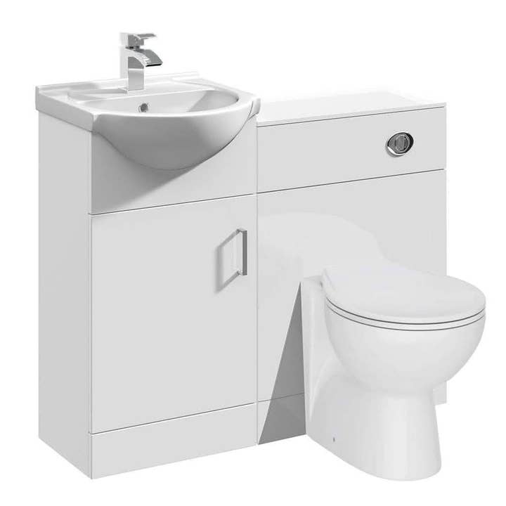 VeeBath Bathroom Furniture Set in White for wholesale by Bathroom4Less
