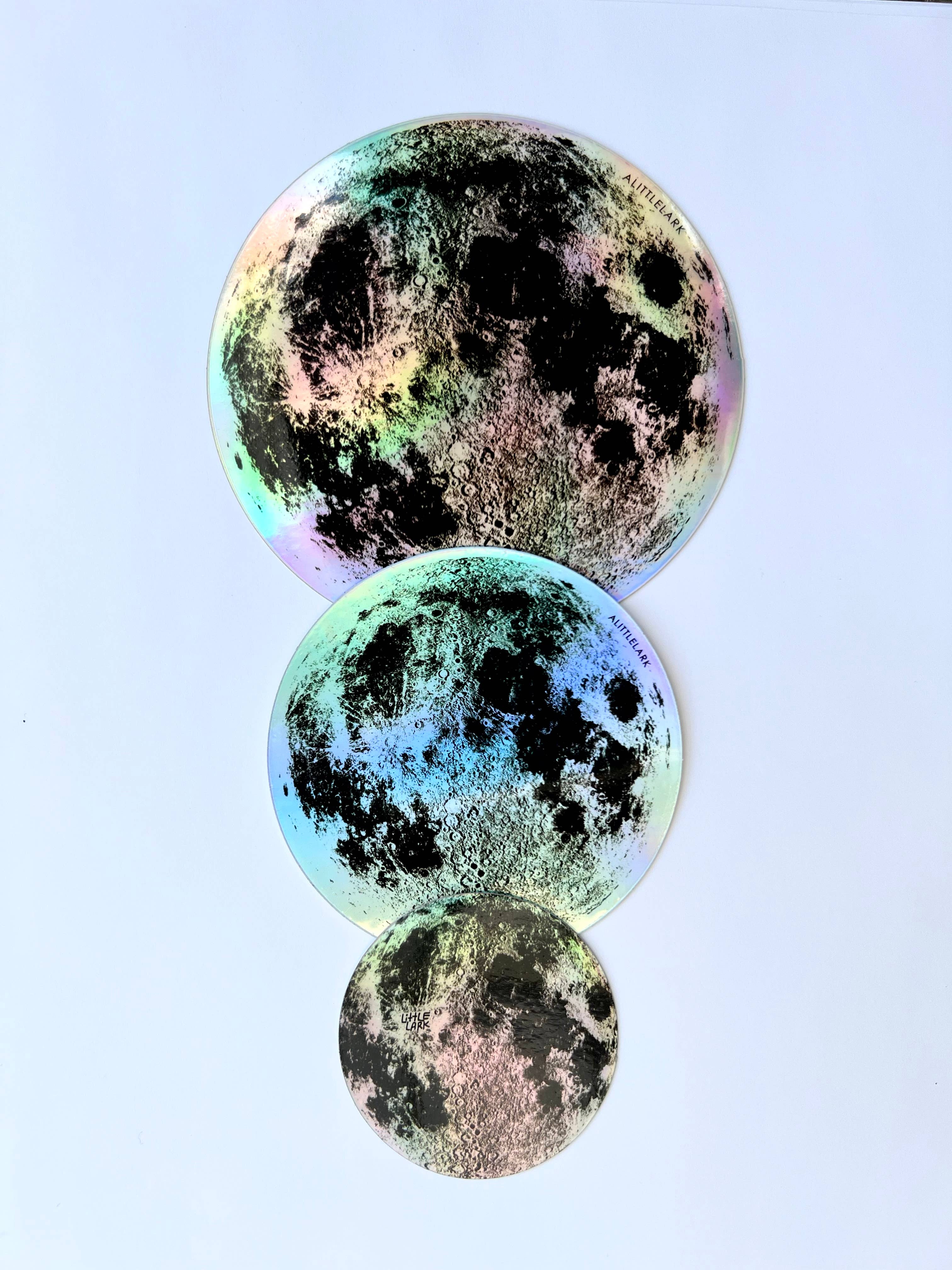 Little Lark - Wholesale Sticker - Hologram Moon Stickers4