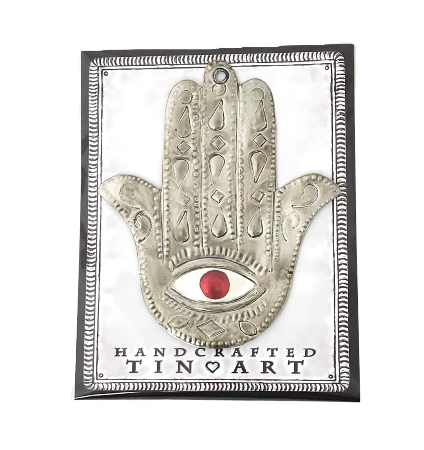 Sedona Spirit – wholesale Wall Accent – Tin Hamsa Hand1
