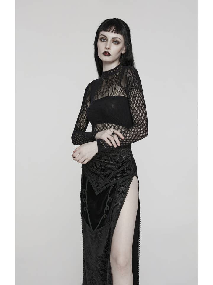 Western Fashion - Wholesale Dress – Women's - GOTH KNITTED DRESS4