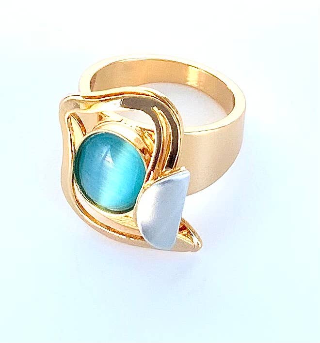 Christophe Poly / Crono Design - Wholesale Cocktail/Statement Ring - RINGS (R) - Sizes from (5-11)5