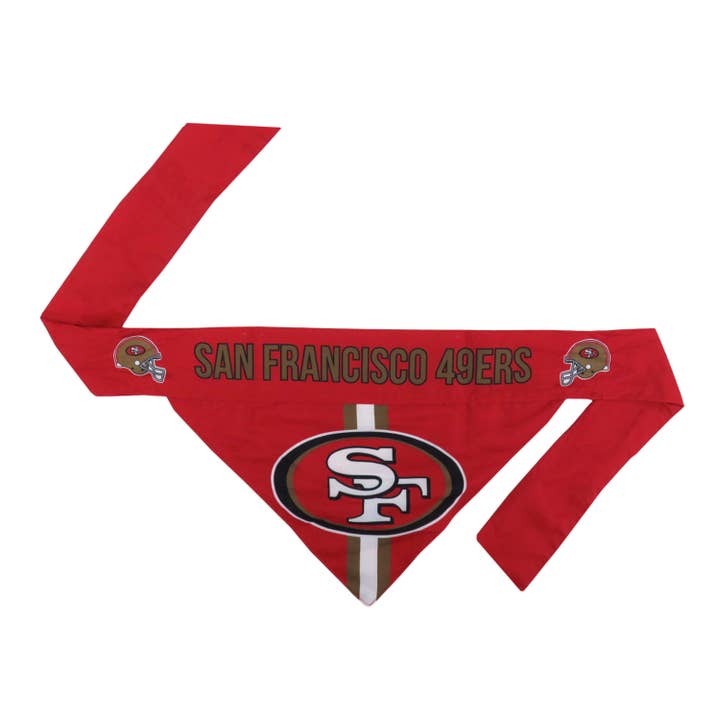 Little Earth Productions - Wholesale Pet Bandana - Dog - NFL San Francisco 49ers Reversible Pet Bandana