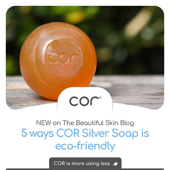 Cor Silver | Simple Skincare for Complicated Skin - Wholesale Bar Soap - Cor Silver Soap - Travel Size 30gm