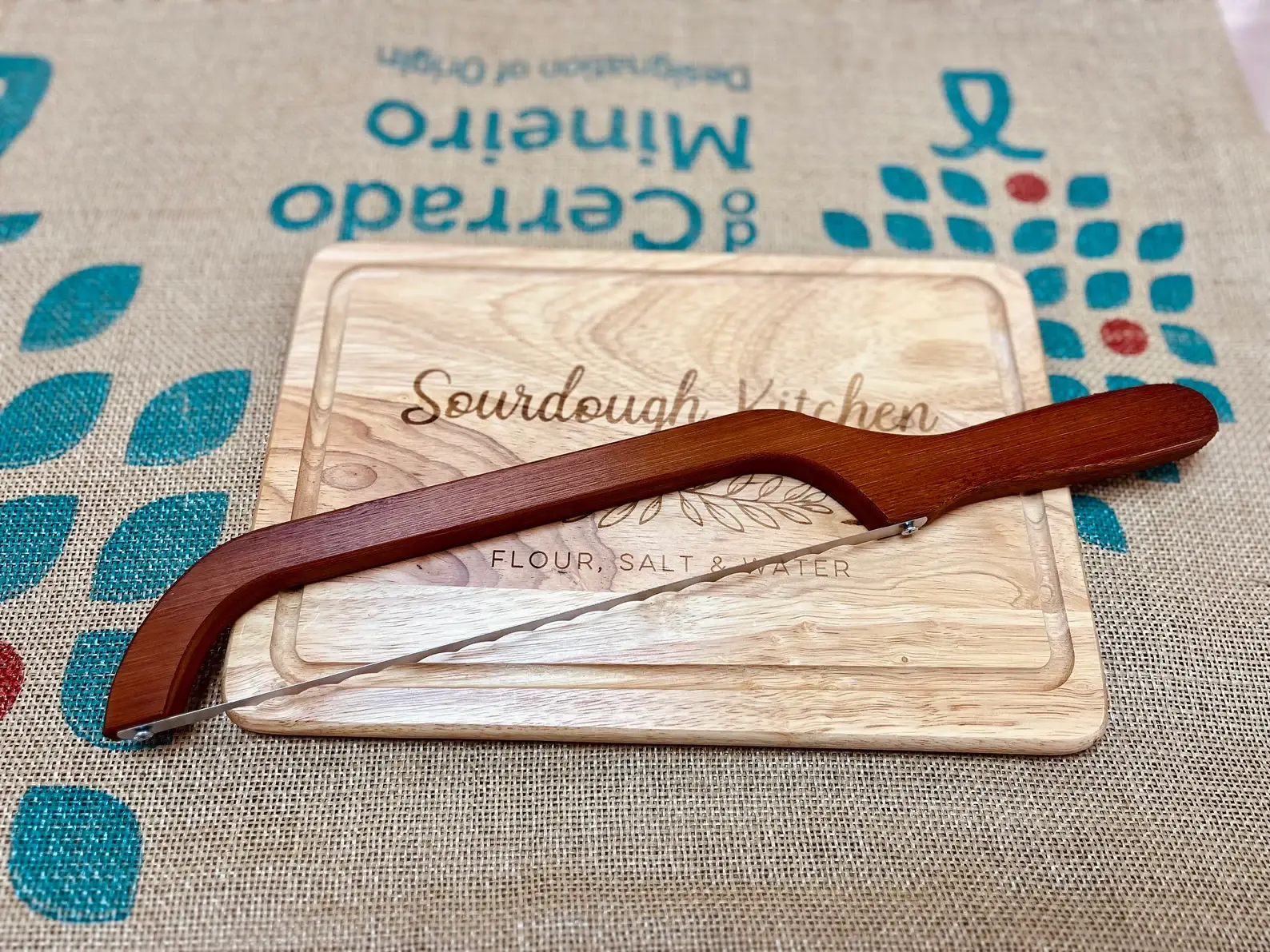 Sourdough by the Sea – wholesale Kitchen tool/gadget – Handcrafted Wooden Bread Saw Fiddle Bread Bow Cutter1