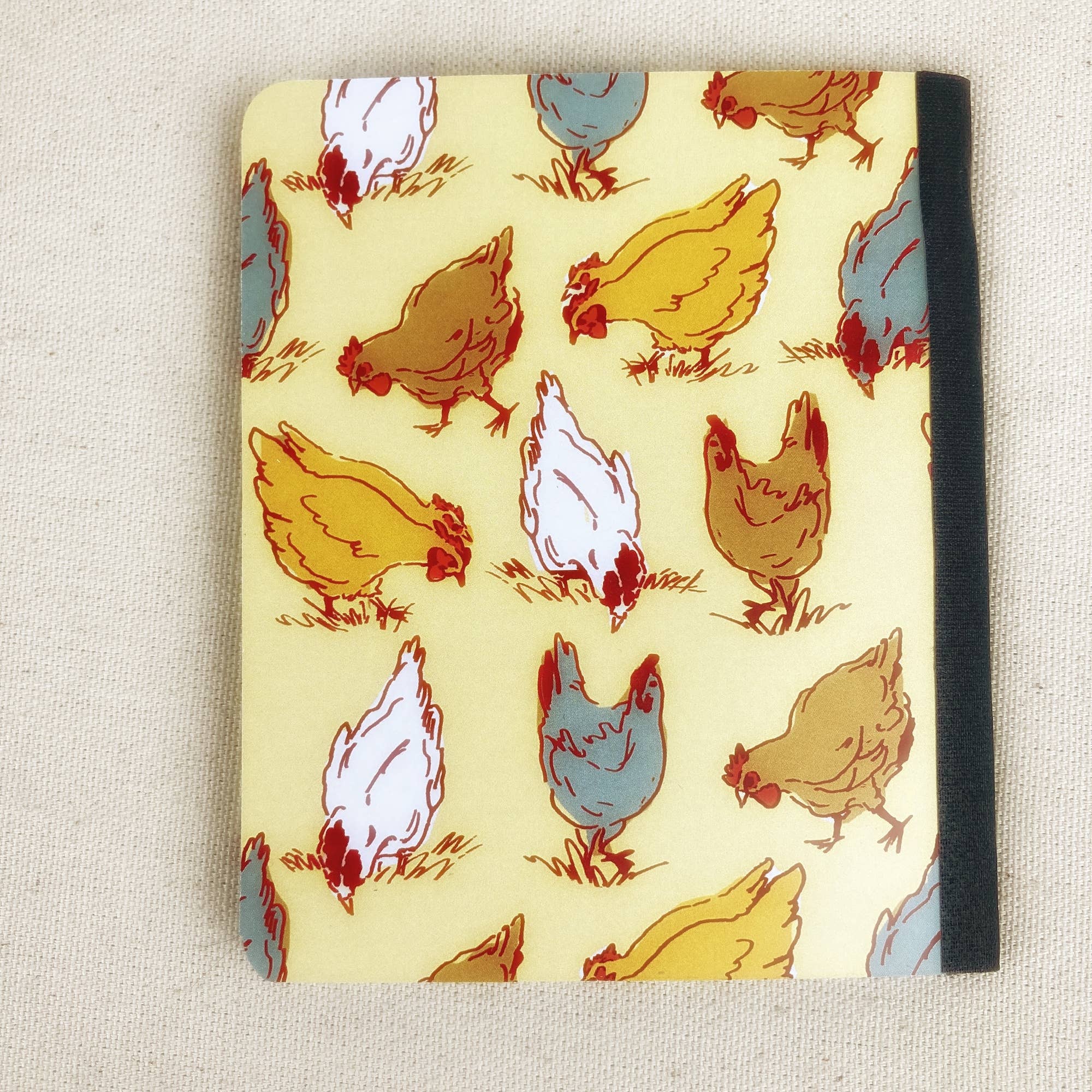 Esther Sketch - Wholesale Notebook - Chickens Notebook with Lined Paper 5"x4.5"2