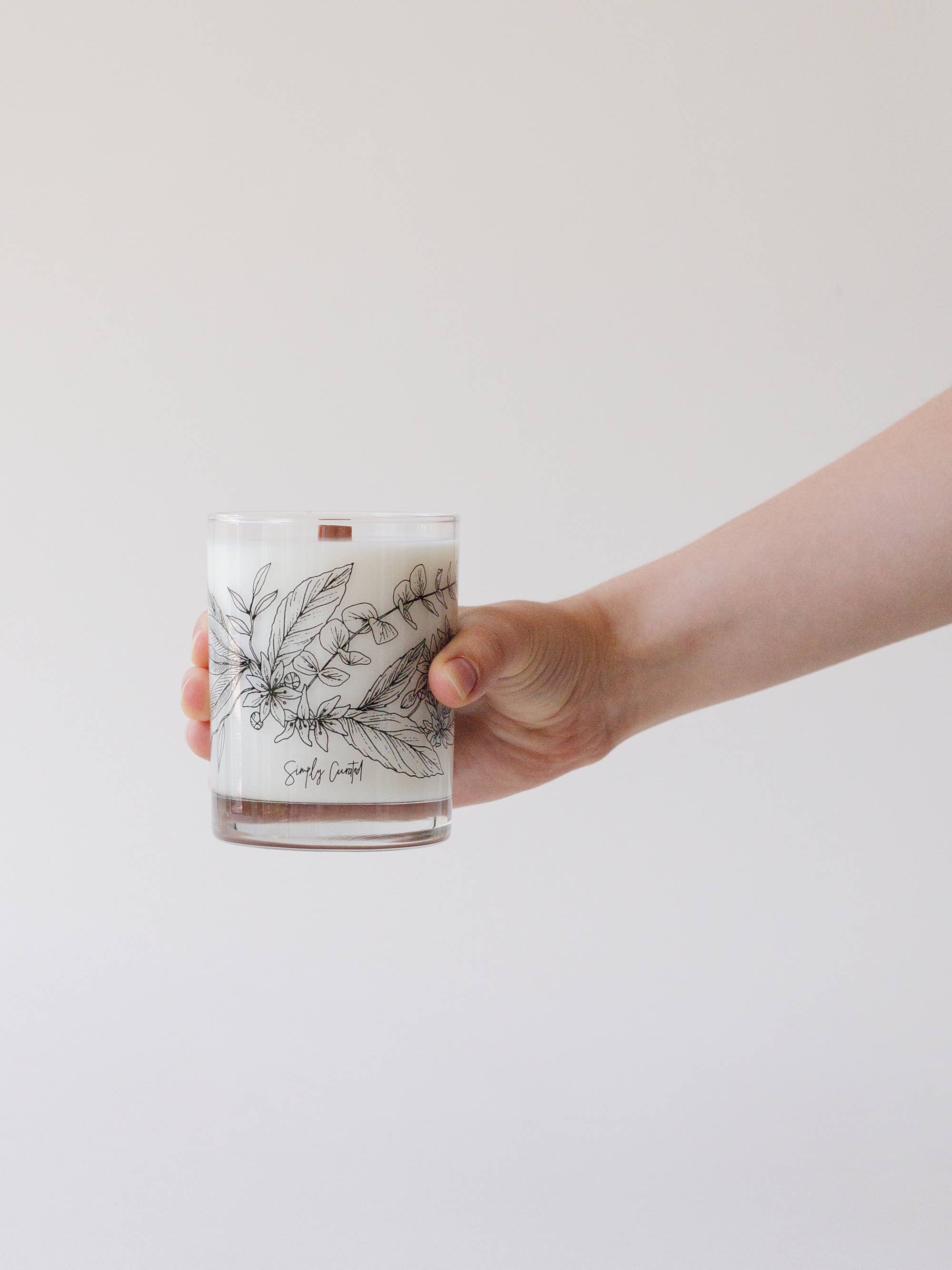 Simply Curated - Wholesale Jar/Filled Candle - No. 02 - Botanical Soy Candles1