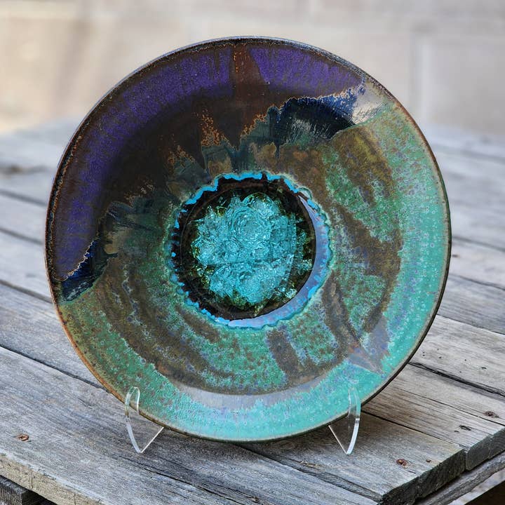 Dock 6 Pottery - Wholesale Decorative Plate/Dish/Bowl - READY TO SHIP - Flare Rim Bowl - Retired Glazes
