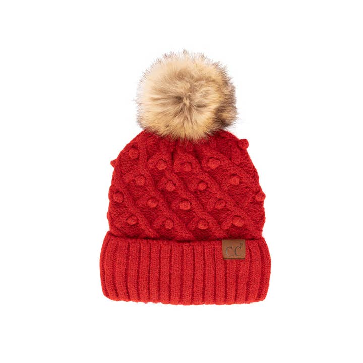 Hana – Engroshandel Beanie - Dame – C.C Bobble Beanie Hat6