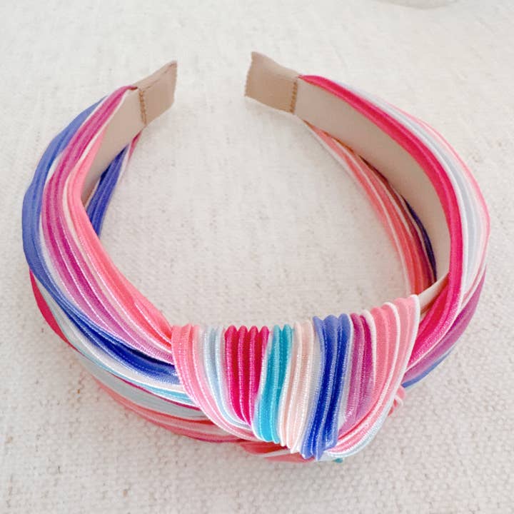 Ellison+Young - Wholesale Fashion Headband - Women's - Color Pleats Headband