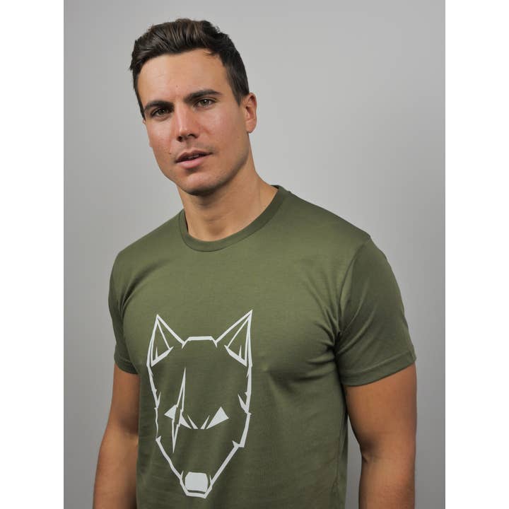 Urban Cross - Vendita all'ingrosso Maglietta serigrafata - Uomo - T-shirt da uomo Wolf3