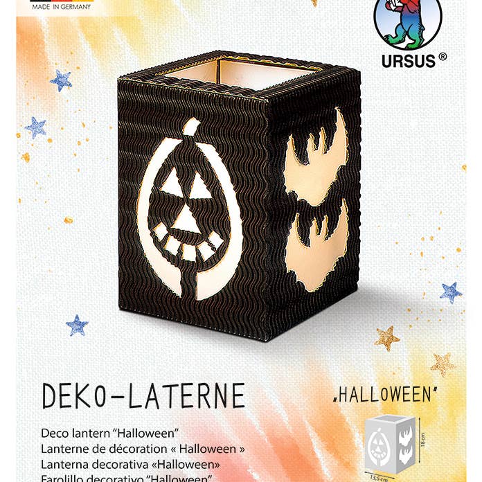 Lanterne décorative "Halloween", noire pour la vente par URSUS® / Buntpapierfabrik Ludwig Bähr GmbH & Co. KG