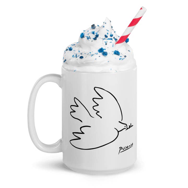 Art-O-Rama Shop - Wholesale Coffee Mug - Pablo Picasso Dove Of Peace 1949 Artwork Mug10