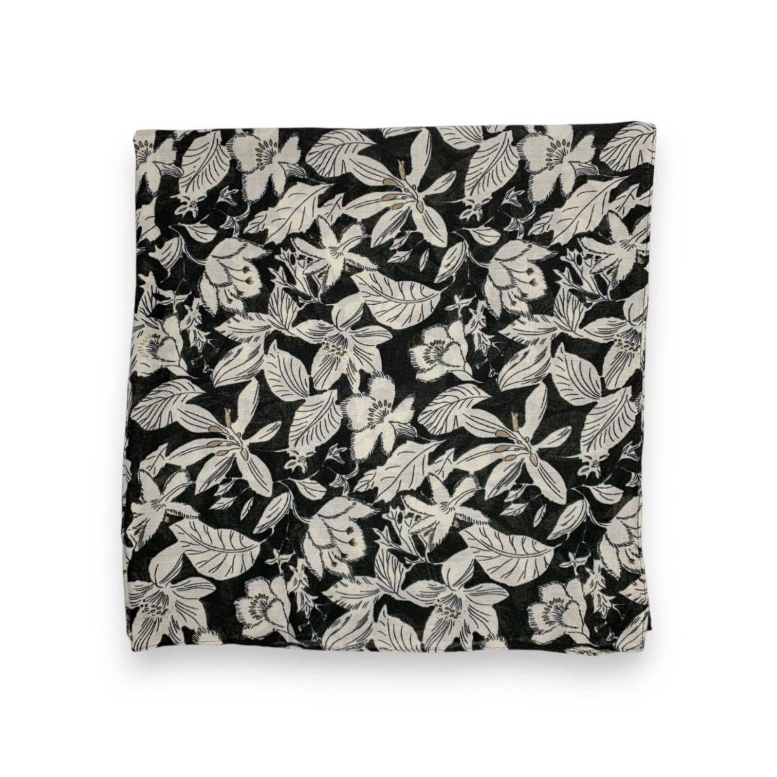 Lili Scarves (US Duty Free) – wholesale Scarf – Women's – Herbs Print Cotton Blend Scarf8