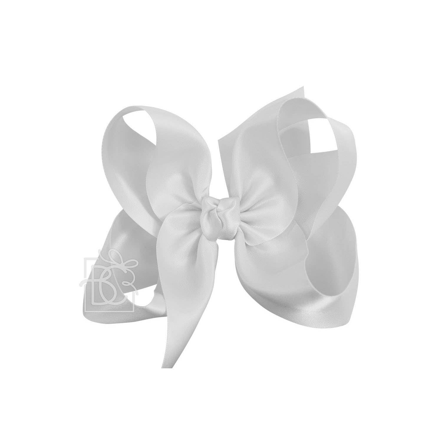 Beyond Creations, LLC - Wholesale Hair Bow - Kids - SATIN BOW ON CLIP45