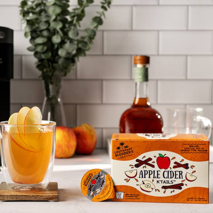 Lieutenant Blender's Cocktail Mixes - Wholesale Beverage Mix - Apple Cider K'Tails® Single Pod Cocktail Mixers 12 Ct11