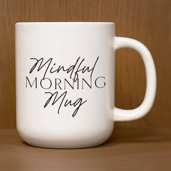 Second Nature by Hand - Wholesale Coffee Mug - Mindful Morning Mug / 16oz Mug0
