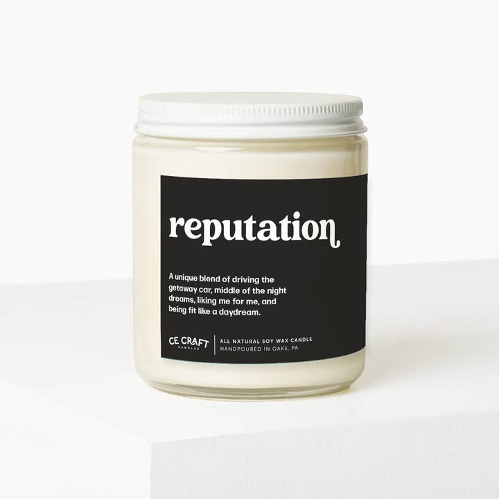 CE Craft Co - Wholesale Jar/Filled Candle - Reputation Scented Candle1