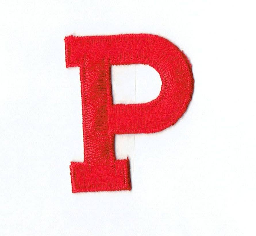 Wholesale Applique - Wholesale Patch - 2” Alphabet Red Letters - Block Style15