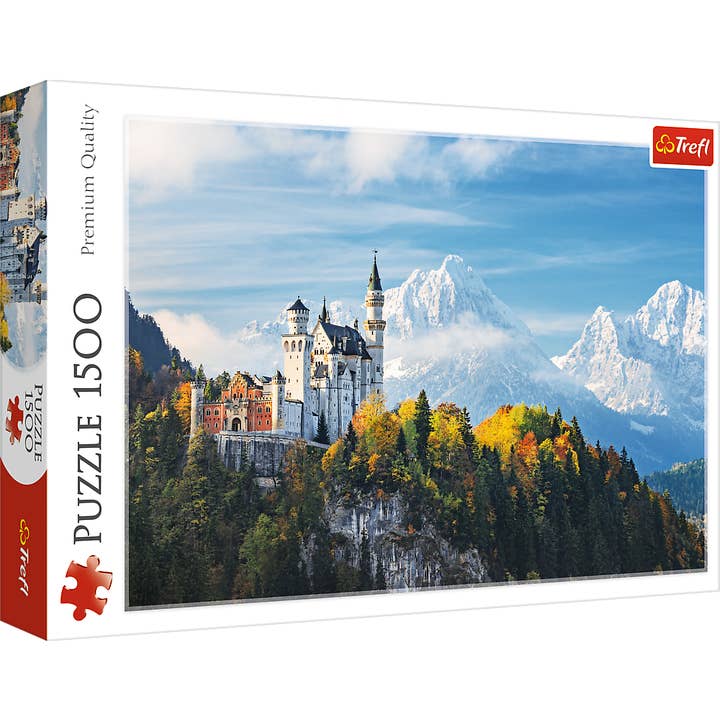 1500 Piece Trefl Jigsaw Puzzle, Bawarian Alps for wholesale by TREFL by Bridge Toys