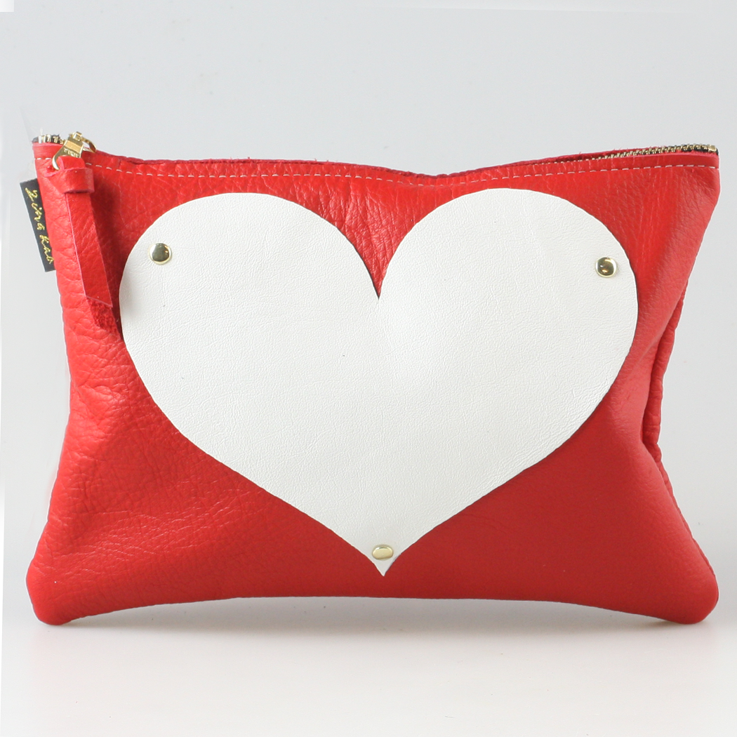 Zina Kao Exclusives – Engroshandel Posetaske - Dame – Soft Heart Applique: 3 størrelser! 15