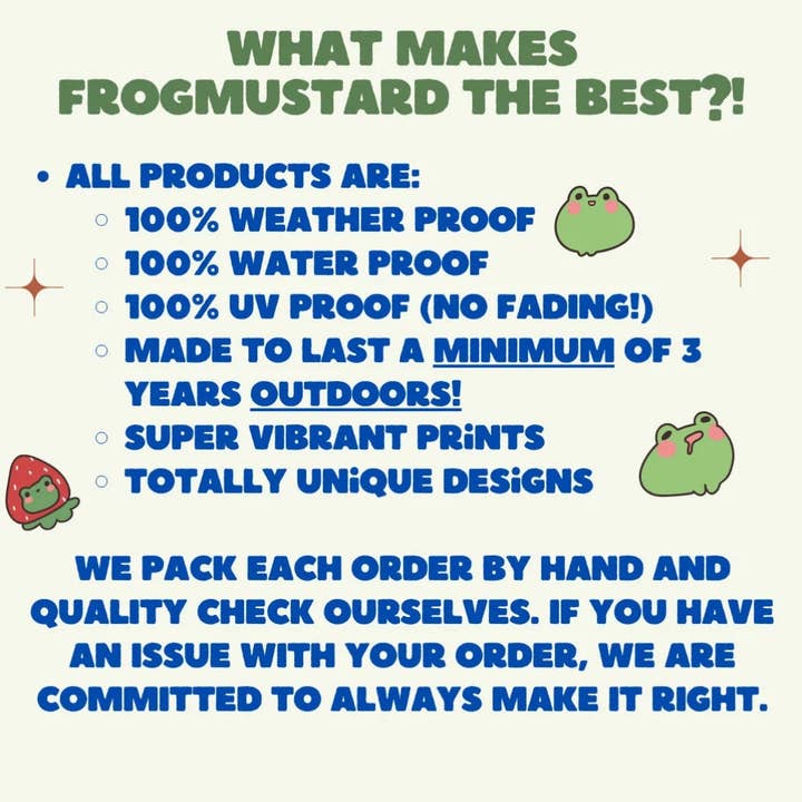Frog Mustard Stickers - Wholesale Sticker - Father, Son, Swoley Spirit