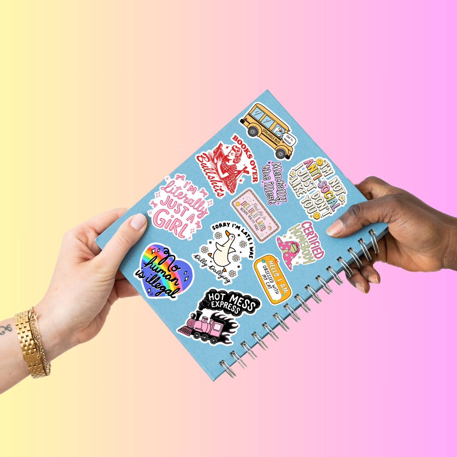 Moonlit Creations - Wholesale Sticker - I Like Pretty Things and The Word Fuck Vinyl Sticker5