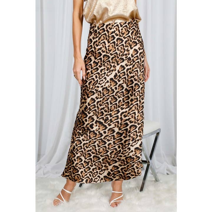 SATIN MAXI SKIRT for wholesale by STYLE USA