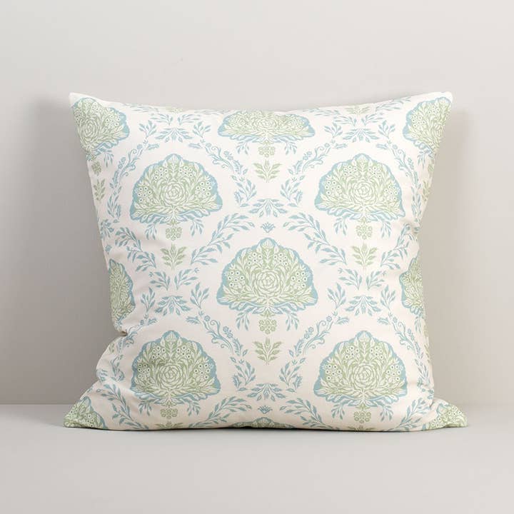 Brook Isle - Wholesale Throw Pillow Cover - Damask 20x20 Cotton Pillow Cover