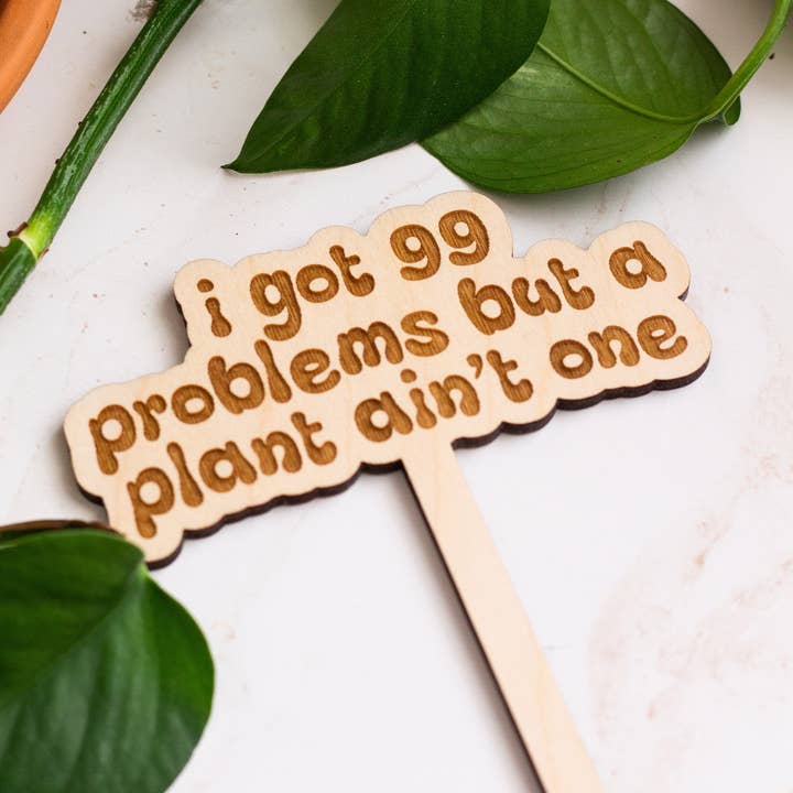 The Print Pantry - Wholesale Garden/Lawn Stake - Retro Funny Wooden Plant Markers4