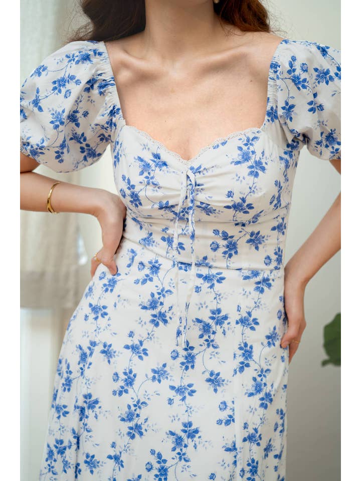 Timeless London - Vente Robe – femme - Robe bleu cèdre2