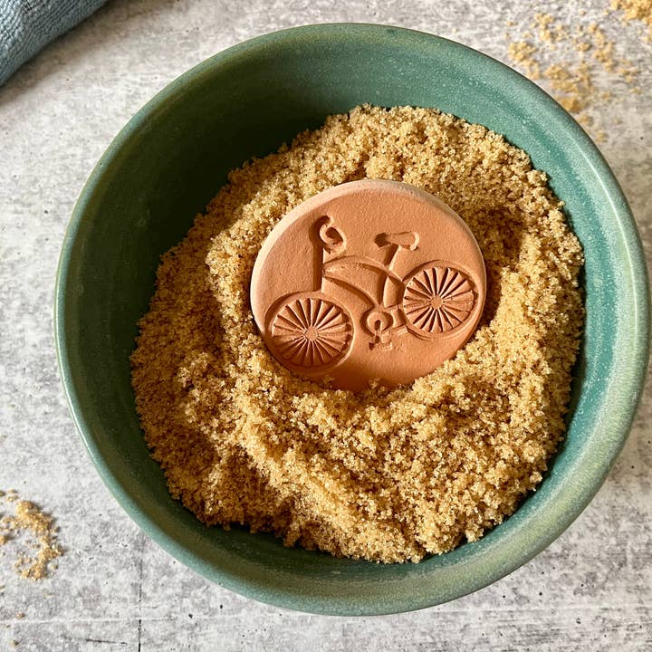 Centered Vessel - Functional Artisan Pottery - Wholesale Kitchen Tool/Gadget - Sugar Saver or Essential Oil Diffuser- Bicycle5