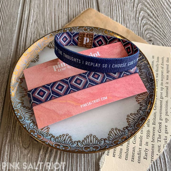 Elastische vriendschapsarmband - Gods woord is mijn soundtrack voor wholesale door Pink Salt Riot