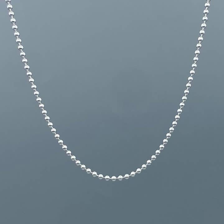 1,5 mm sterling zilveren bolletjesketting voor wholesale door Something Silver