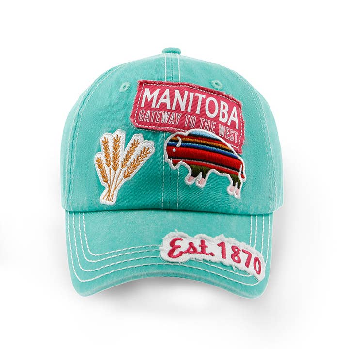 Northern Icons Canada - Wholesale Baseball Cap - Unisex - Manitoba Distressed Patch Baseball Cap3
