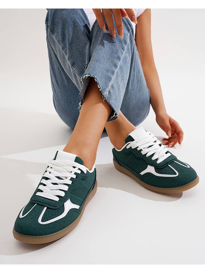 CEREZA – wholesale Vardagssneakers - Dam – Damsneakers i retrostil med kontrastfärger för vardagsbruk2