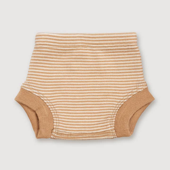 Wool Rib Bloomers - Fawn Stripe for wholesale by Finch & Fable