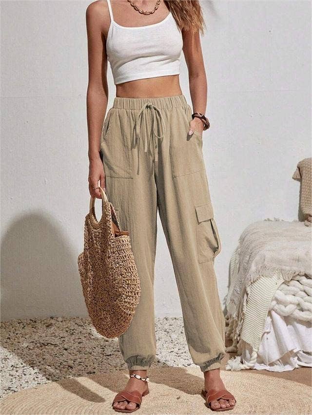 Rosa Clothing - Wholesale Pants - Women's - Pocket trousers cargo pants34