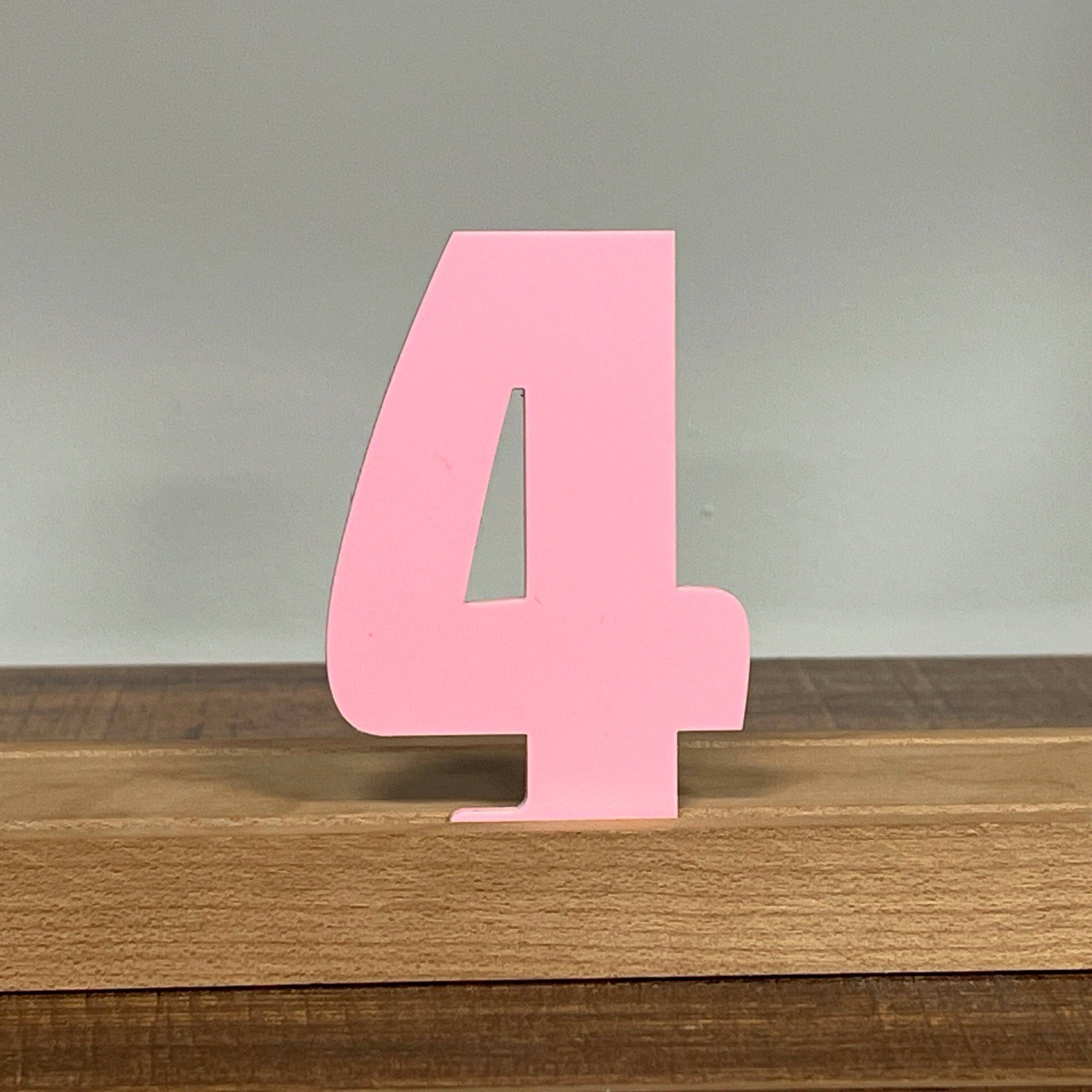 Artifacture - Wholesale Sign - Kryliq Individual Letters: 3" Craftsman Style- Matte Pastel Pink33