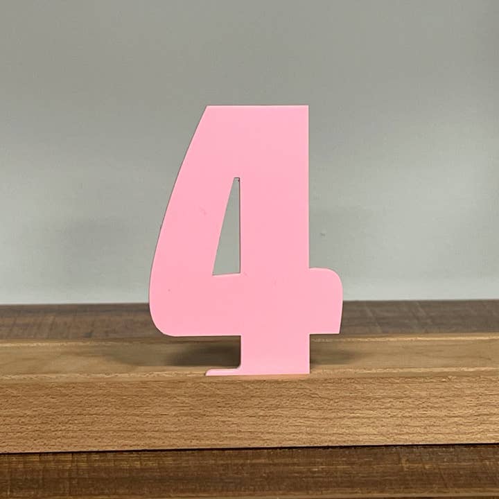 Artifacture - Wholesale Sign - Kryliq Individual Letters: 3" Craftsman Style- Matte Pastel Pink33