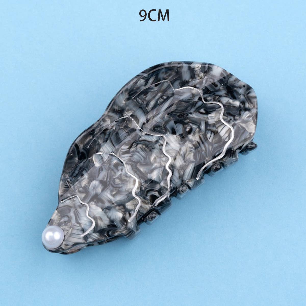 ACCITY - Wholesale Hair Clip - Women's - OCEAN BEACH FISH SEASHELL ACRYLIC HAIR CLAW CLIPS _CWAHA05525