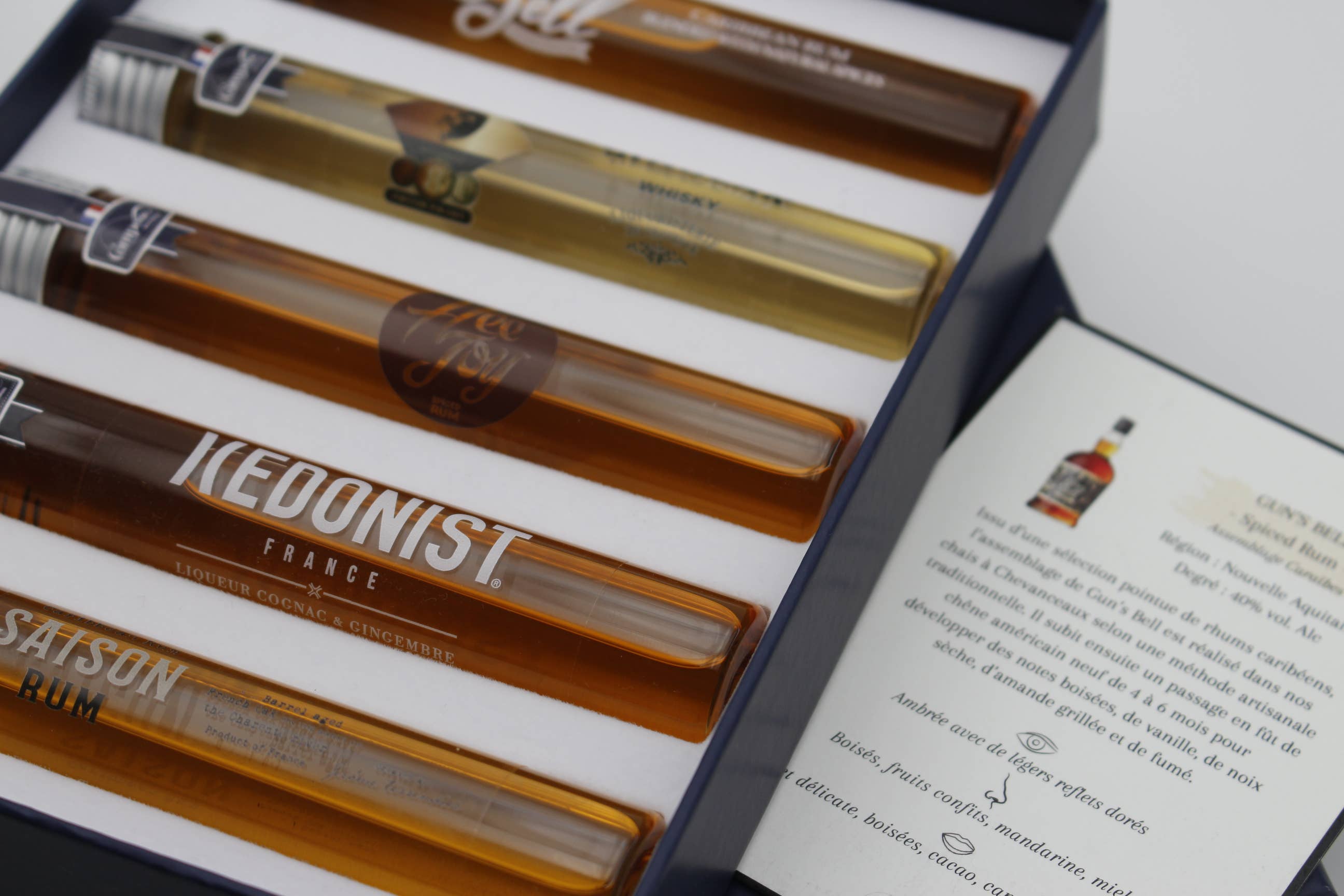 Compose - Wholesale Low Alcohol Wine/Beer/Spirits - Set of 5 Spirits (3 Rums - 1 Whiskeys - 1 Liquor)1