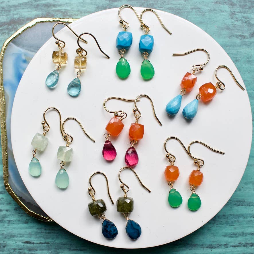 a.v. max - Wholesale Dangle Earrings - Perfect Semi-Precious Earring|Gold Vermeille|Sterling Silver32