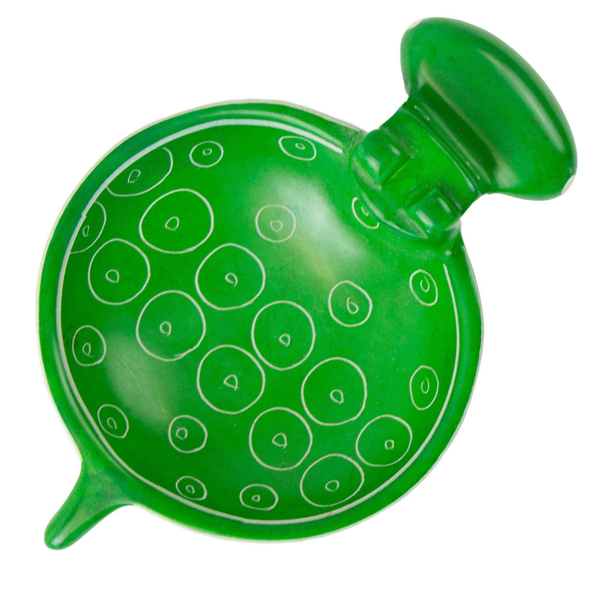 Global Crafts - Vendita all'ingrosso Ciotole/Piatti decorativi - Ciotola Singola in Pietra Saponaria a Forma di Ippopotamo - 5 pollici3