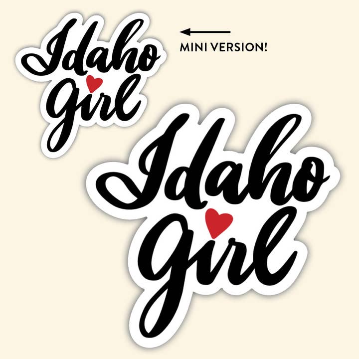 'Idaho girl' Mini Sticker for wholesale by Studio G