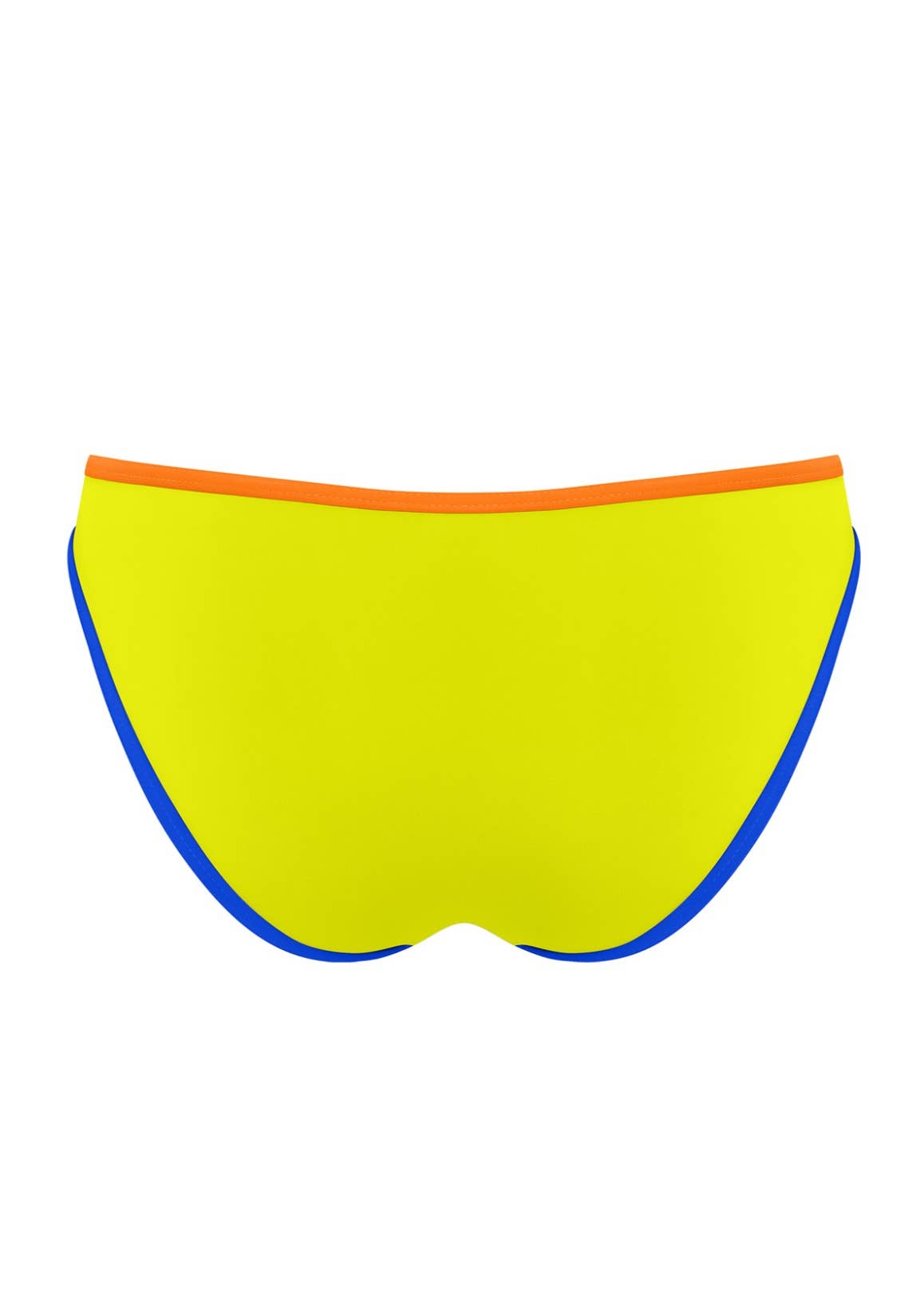 Chlamys Varia by MrMiss - Wholesale Swim Bottoms - Women's - Bikini Bottom with contrast band-Lime1