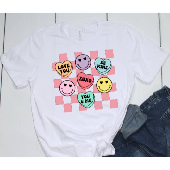 Valentine's Candy Graphic T-shirt for wholesale by KMR and Company
