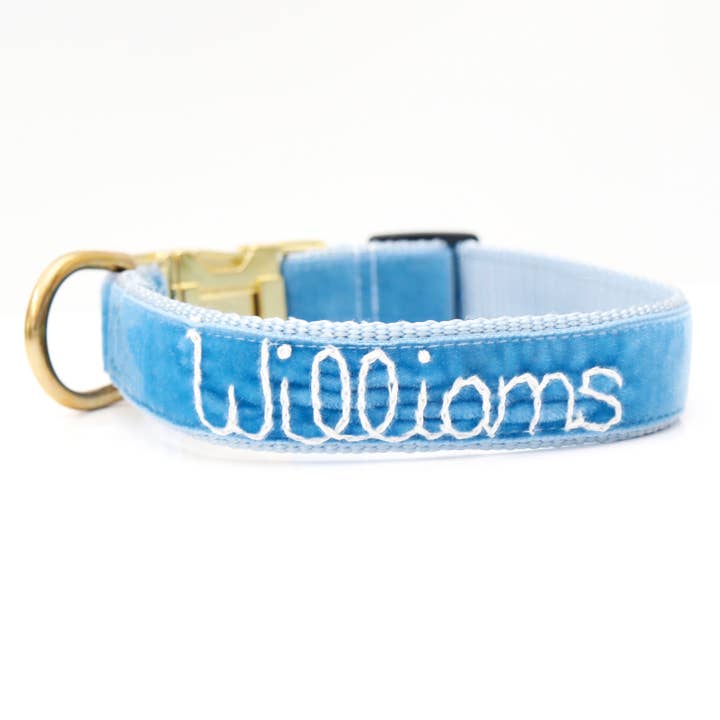 Mimi Green - Wholesale Pet Collar - Dog - Hand Embroidered Dog Collar Personalized w/ Dogs Name9