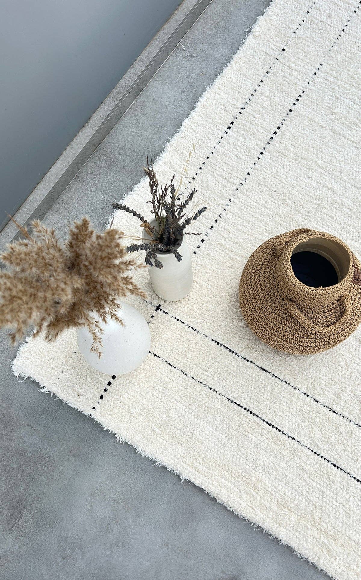 AFK Living – wholesale Matta – Handvävd matta i återvunnen bomull VASCO8